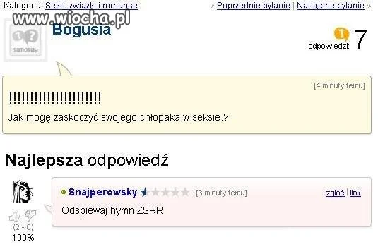 Zaskoczenie hymnem