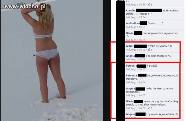 Głupota czy chęć pochwalenia się?