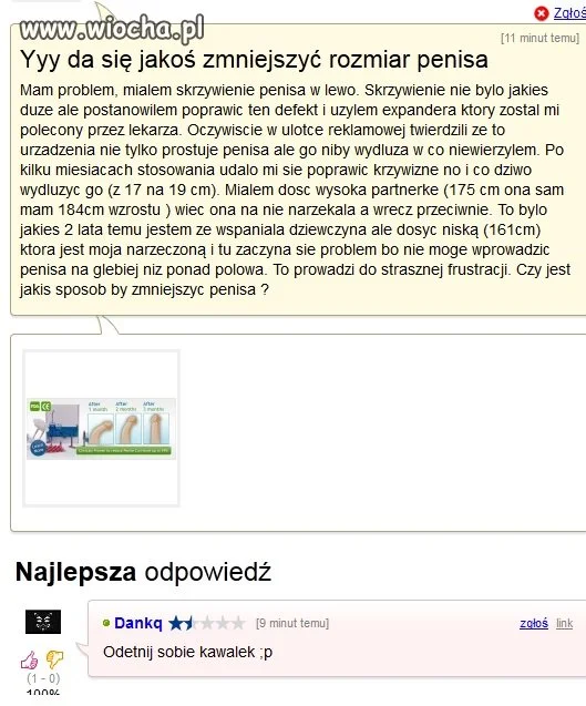 Masz za dużego penisa??