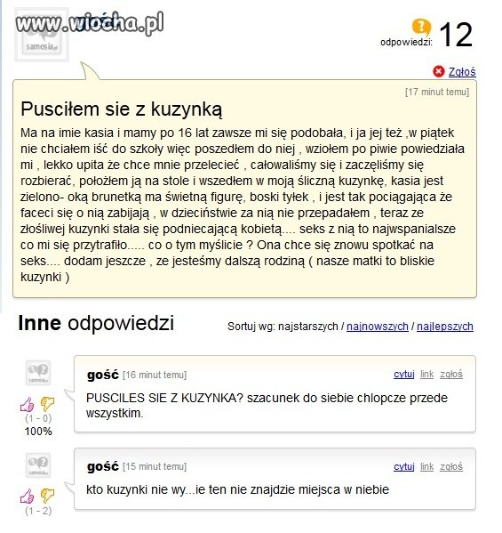 Takie tam z kuzynką