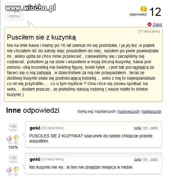 Takie tam z kuzynką