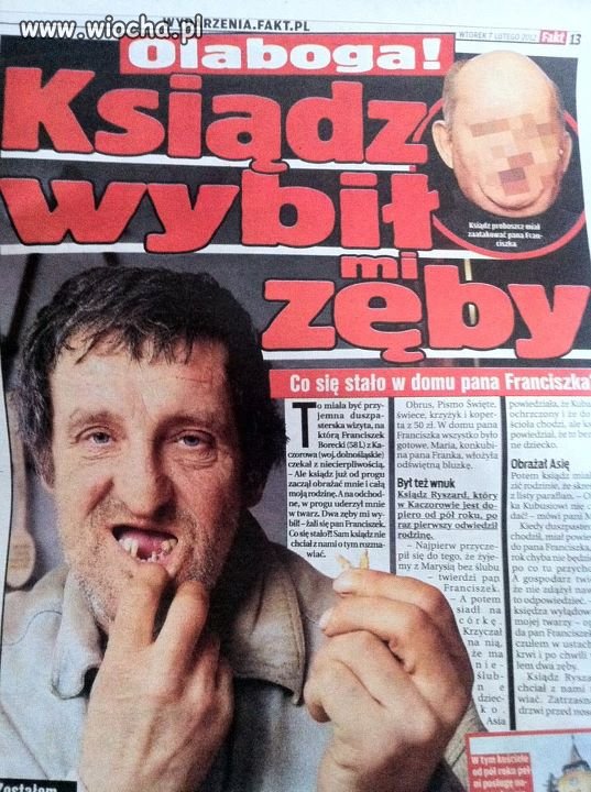 Co się wydarzyło w domu Pana Franciszka?