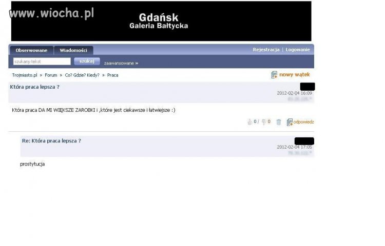 Ogłoszenia o prace w Gdańsku