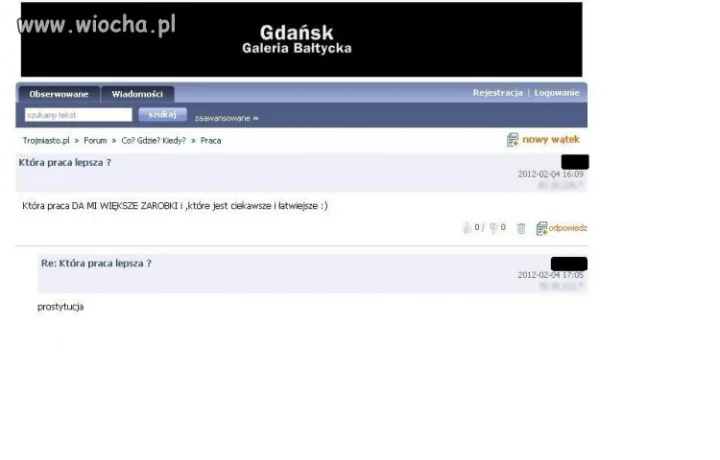 Ogłoszenia o prace w Gdańsku