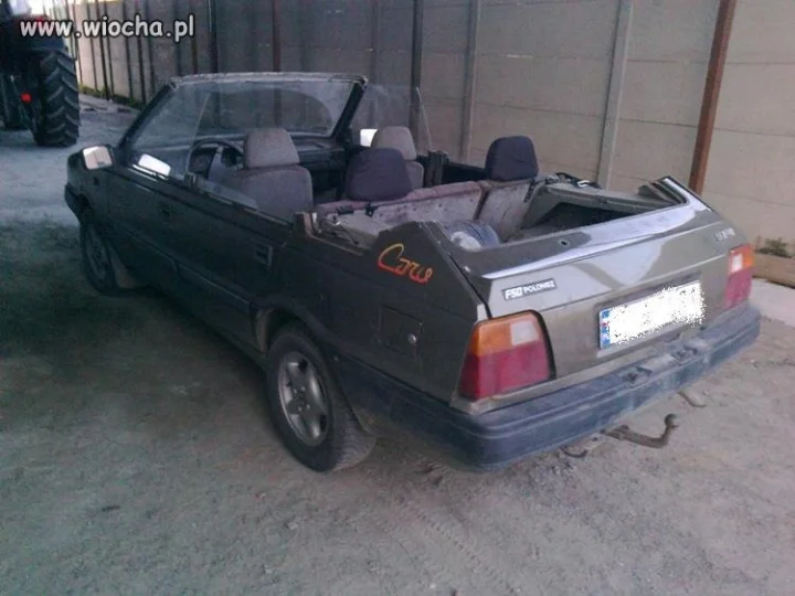 Poldżer wersja cabrio