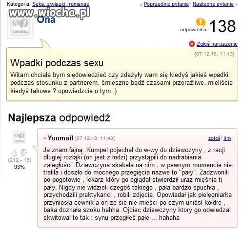 Przegiął pałę...