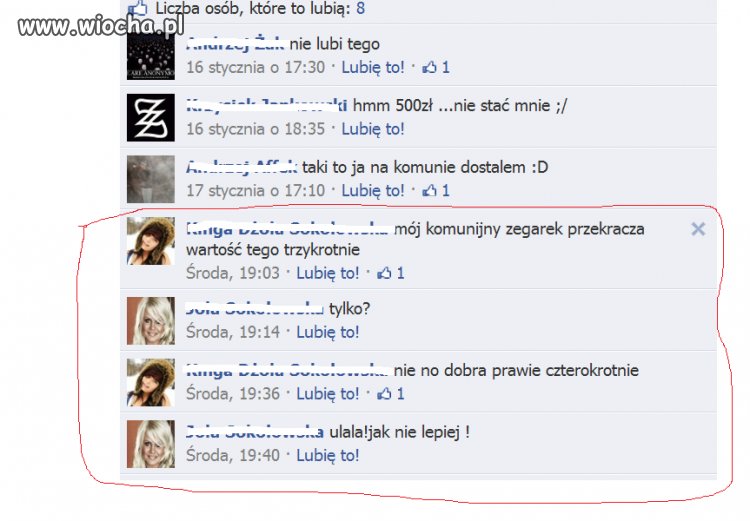 Niema jak to pochwalić się publicznie, że 