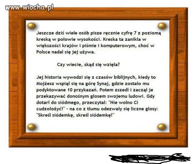Siódme ...