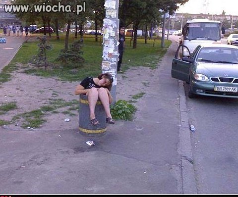 Nie pijana, tylko zmęczona