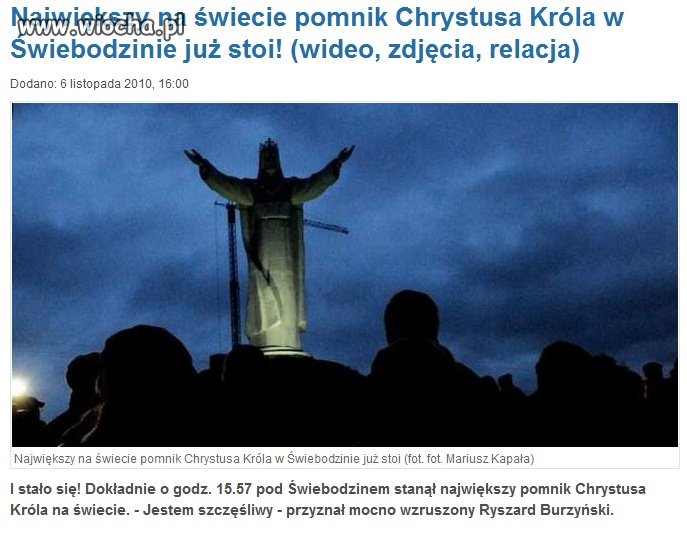 "Chwała na wysokości... chwała czy PYCHA!!!
