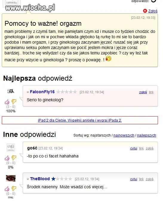 "Wizyta u ginekologa-