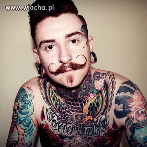 Tatoo the best ale te wąsy...
