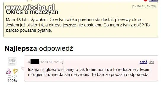 Czemu jeszcze nie dostałem okresu?