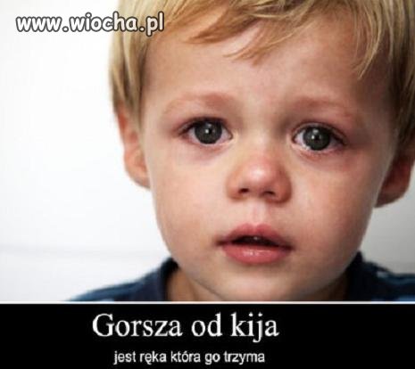 Trzy razy pomyśl zanim raz uderzysz