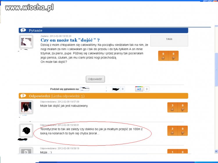 Czy on może tak dojsc...