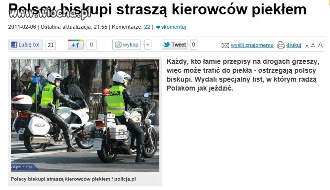 Jeździsz jak szatan...idziesz do piekła..