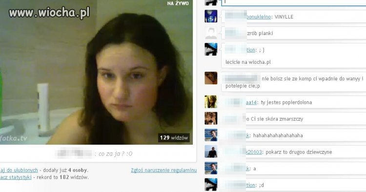16 latka ''siedzę w wannie'' 