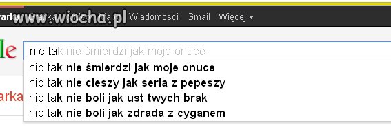 A chciałam tylko poszukać obrazka...