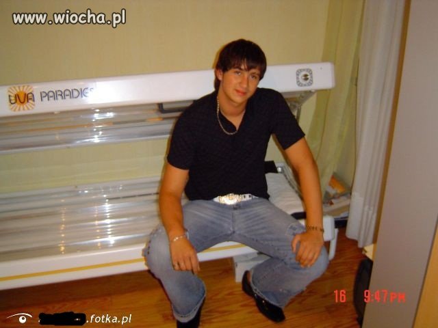 Słitaśna fotka na solarium