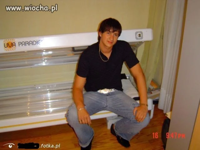 Słitaśna fotka na solarium