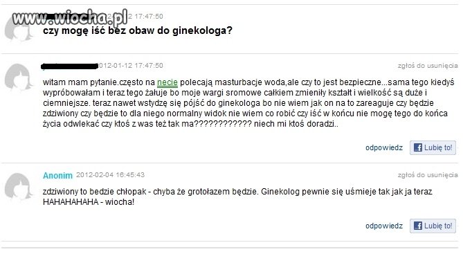 Czy może iść do ginekologa?
