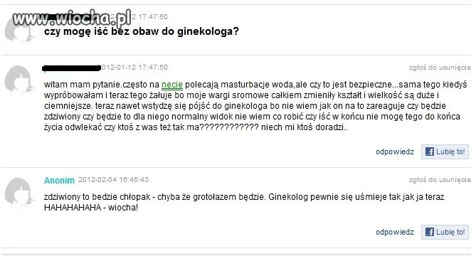 Czy może iść do ginekologa?