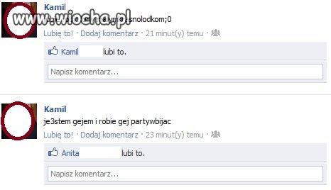 ,, jestem gejem i lubię robić lody"