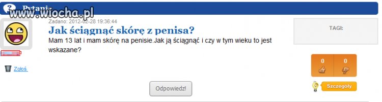 13 lat... Co on robi na Biologii?