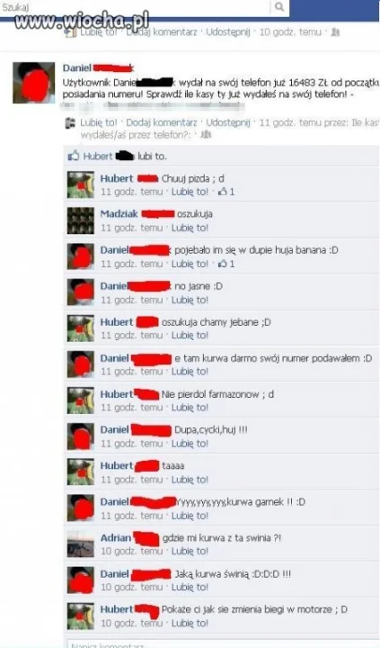 Inteligentny spam na FB