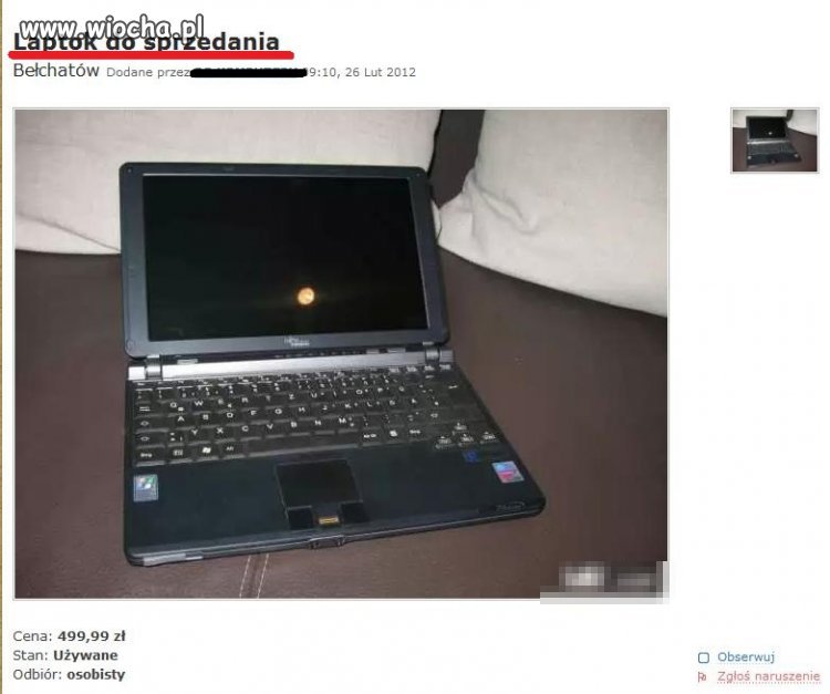Może Laptoka!! 