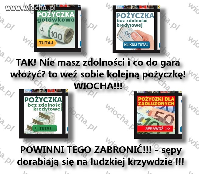 Masz problem? To weź jeszcze pożyczkę
