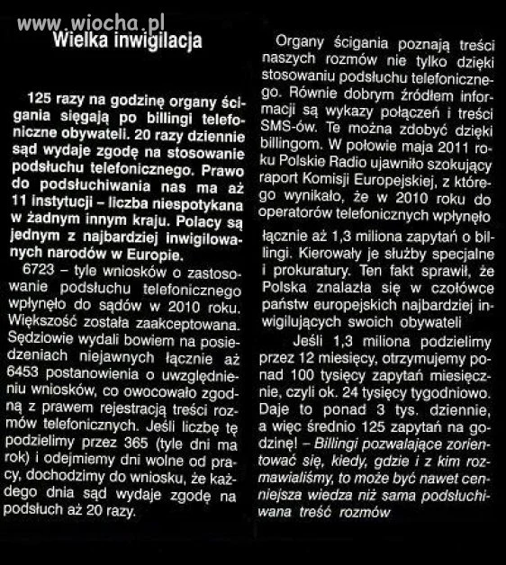  Lepiej wiedzieć kto nas podsłuchuje
