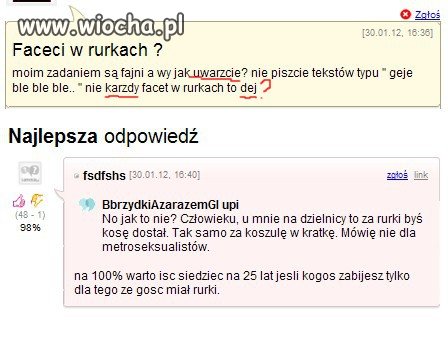 Faceci w rurkach