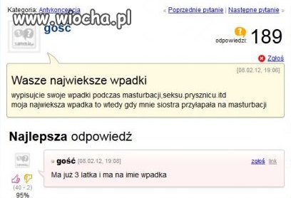 Największa wpadka