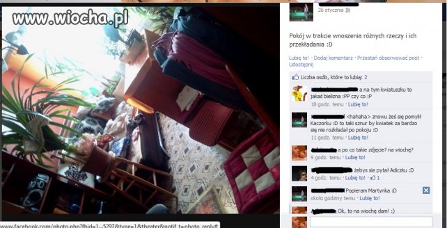Rozumiem bałagan w pokoju. 