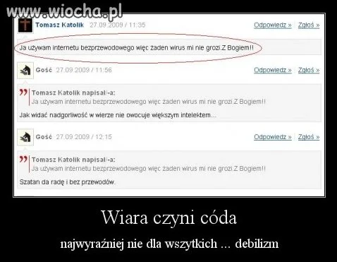 ''Wiara czyni códa''.