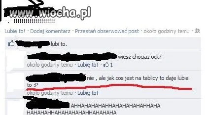 Bo po to siedze na facebooku 