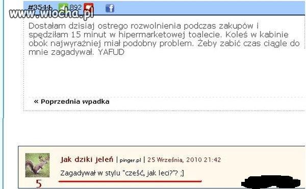 Babka dostała sraczki na zakupach