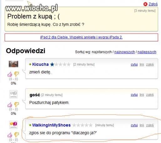 Problem z kupą 