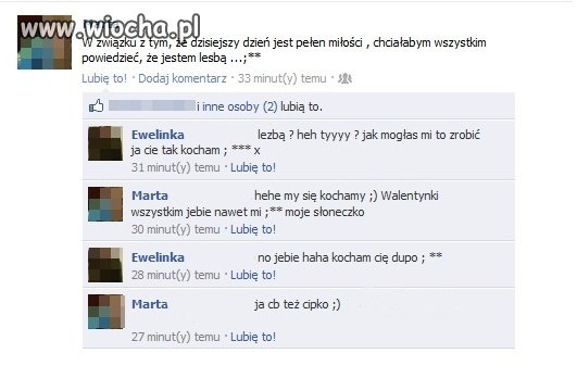 Walentynkowe wyznania
