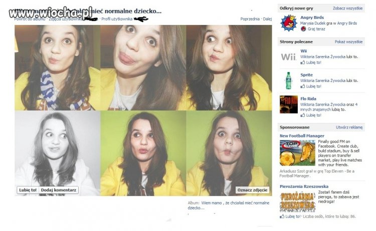 Tytuł albumu na Facebooku
