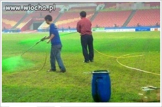 "Ogrodnicy" stadionowi...