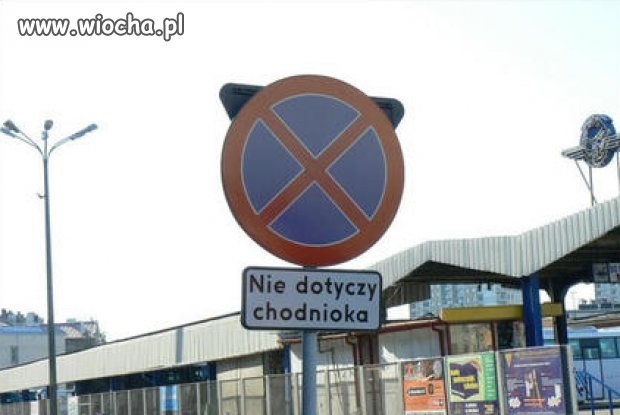 Nie dotyczy "chodnioka"