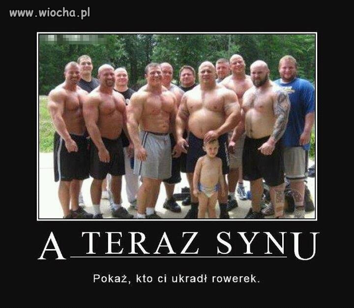 Tato Tato ktoś mi ukradł rowerek 