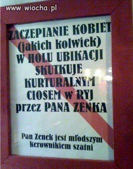 Ahhh ten Pan Zenek... 