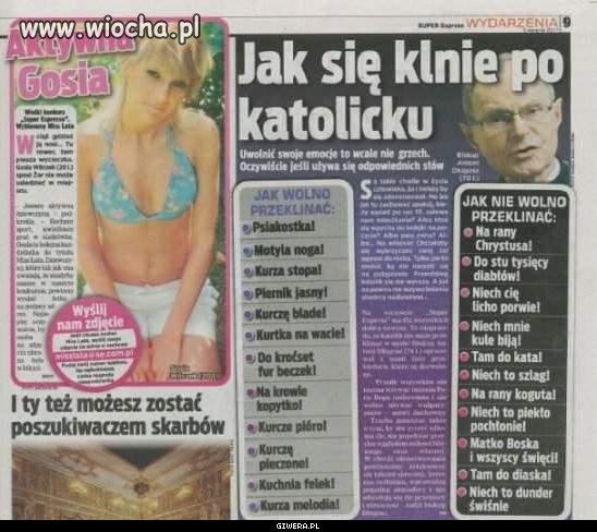 No to od dzisiaj wiesz jak klnąć!