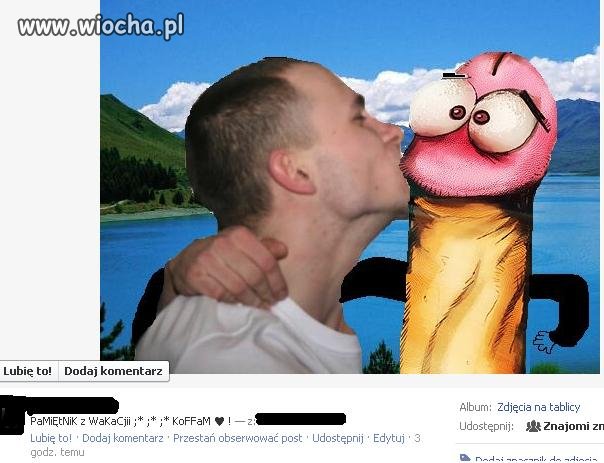 Się chłopaki wożą na facebooku