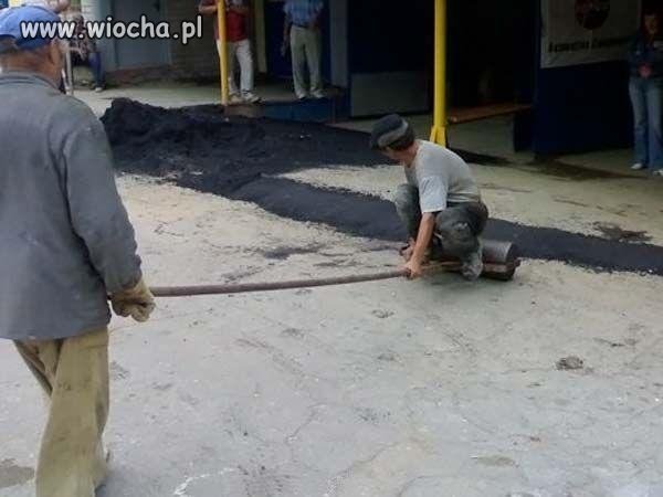 Polscy drogowcy zakupili nowe walce...