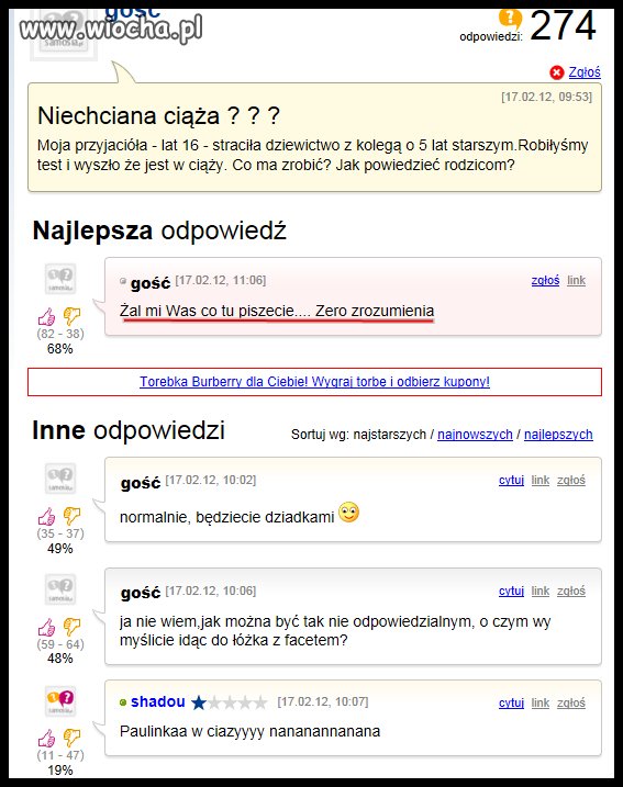 Niechciana ciąża..