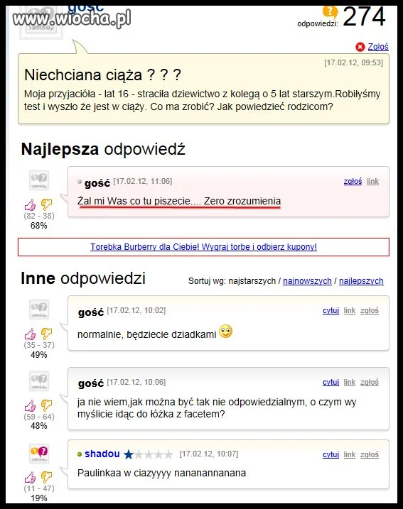 Niechciana ciąża..